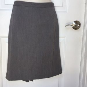 Like New LOFT Charcoal Gray Pencil Skirt